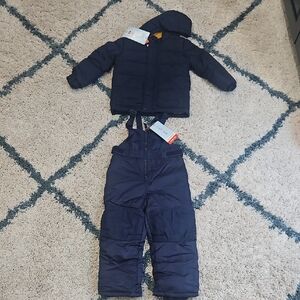 Target Cat & Jack Navy Blue Kids' Heavyweight Snowsuit. Never Worn